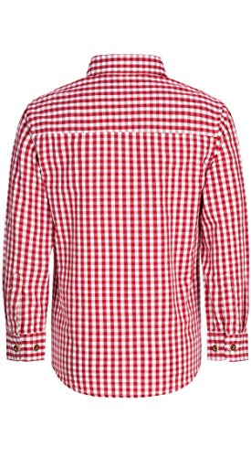 n-bler-kinder-trachtenhemd-horas-rot-karo-langarm image 7
