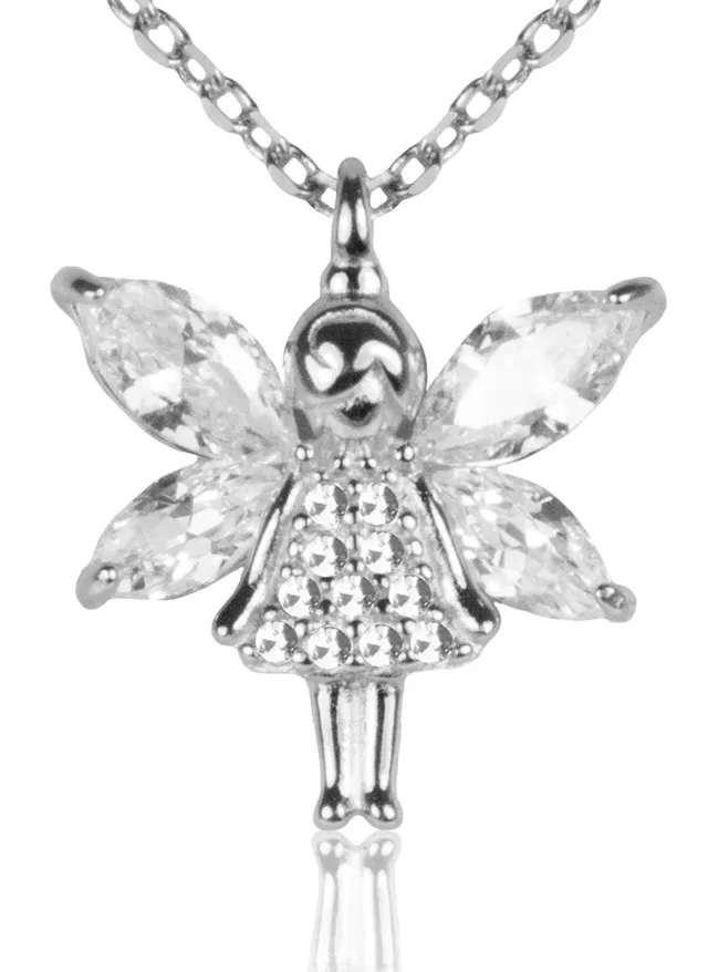 trachtenland-luisia-damen-halskette-strass-kristall-elfe-925-silber-mit-zirkonia image 1