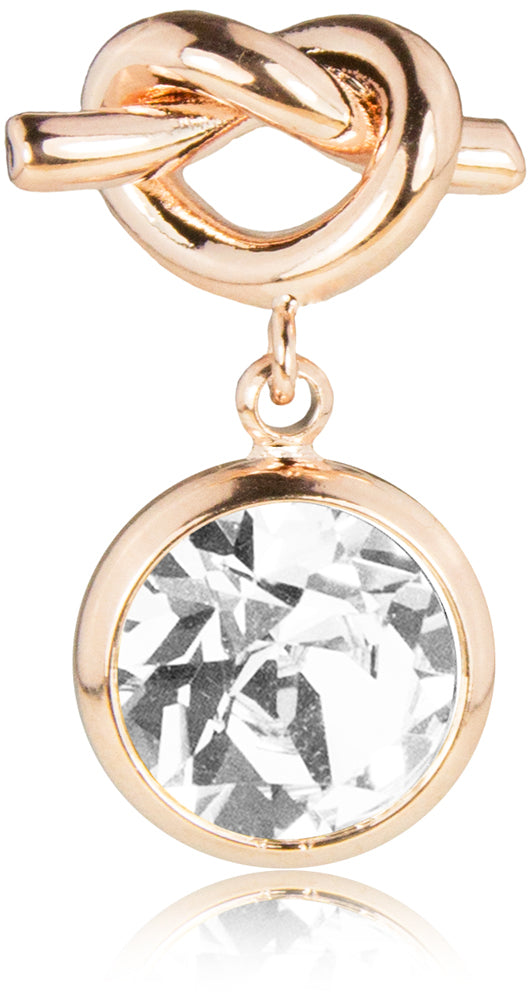 luisia-ohrringe-mit-knoten-und-premium-kristall-rosegold-crystal image 4