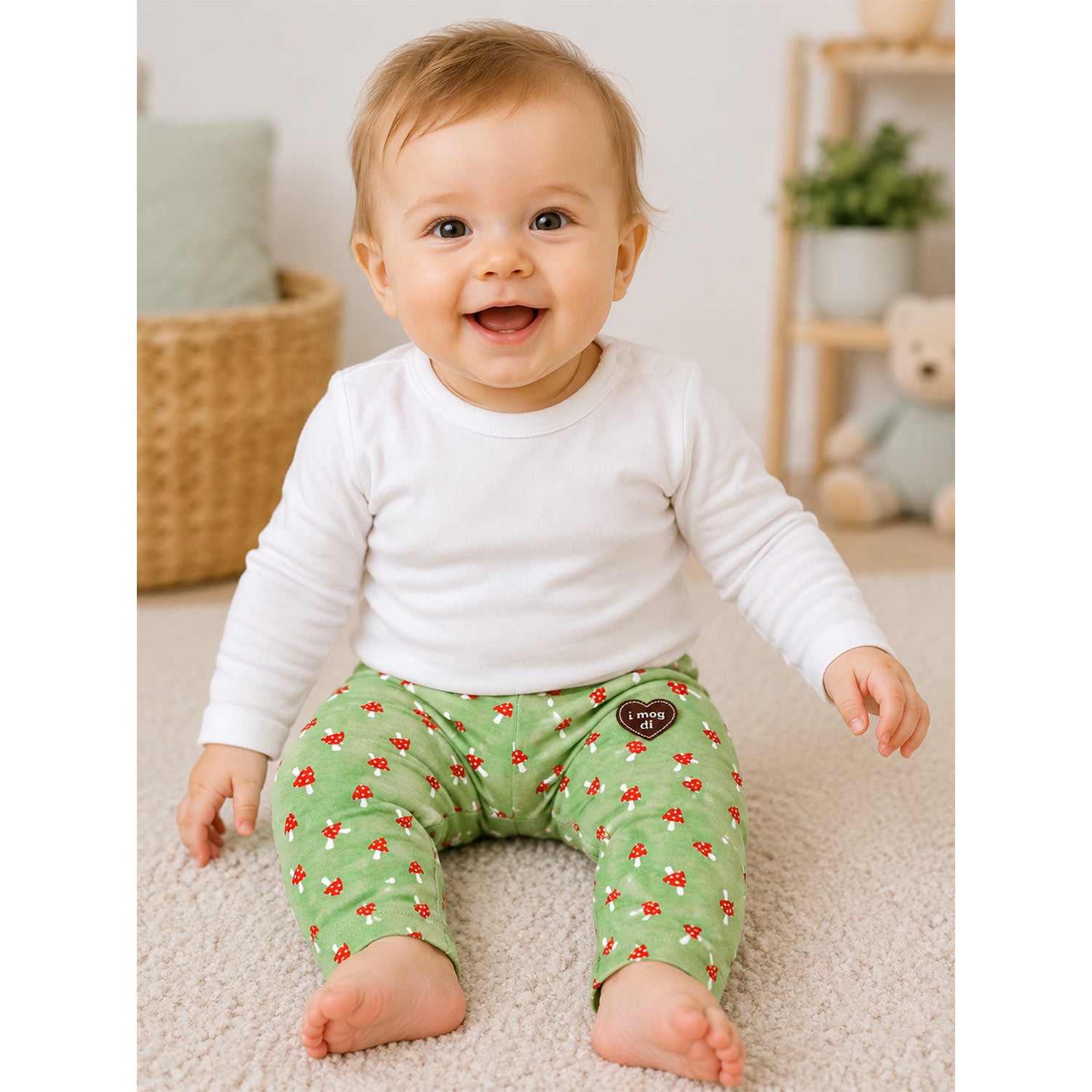 bondi-baby-m-dchen-leggings-pilzallover-86686-gr-n image 3