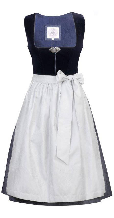 trachten-benkert-heidi-dirndl-ocean-blue-silber image 1