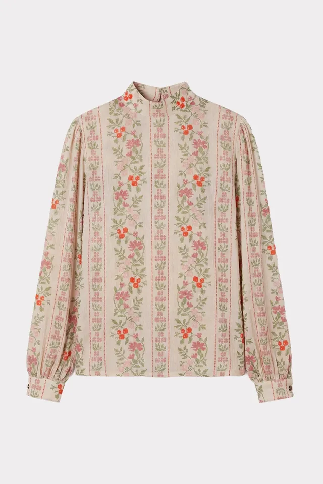 felicitas-bria-damen-bluse-viskose-cr-pe-blumenmuster image 1