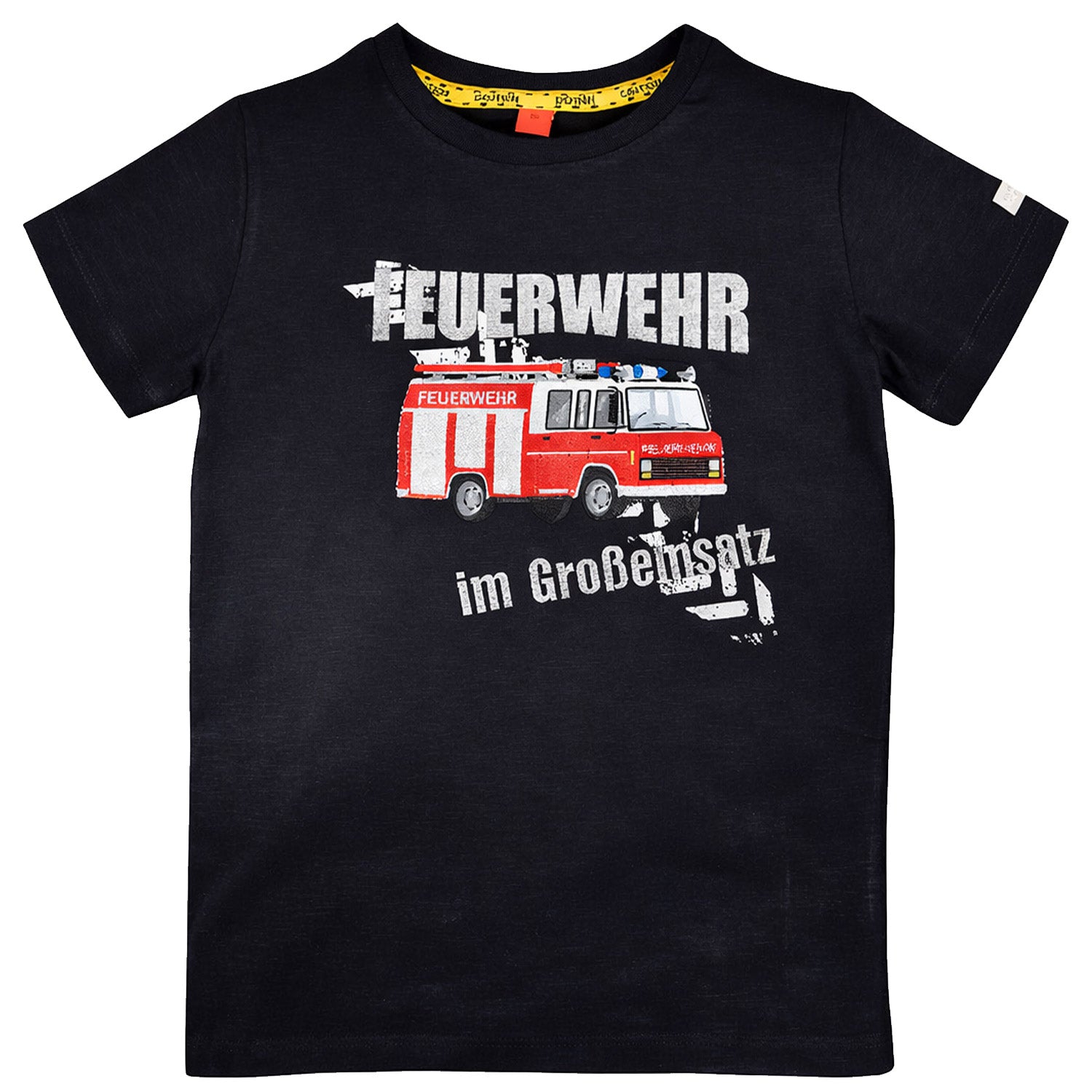 trachtenland-bondi-jungen-t-shirt-feuerwehr-33178-schwarz image 1