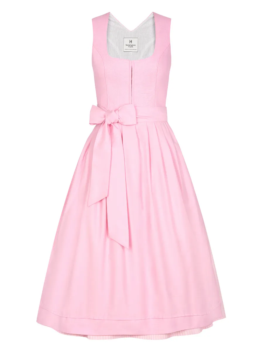 heimatgl-ck-dirndl-rosa-leinendirndl-mit-plisseerock image 1
