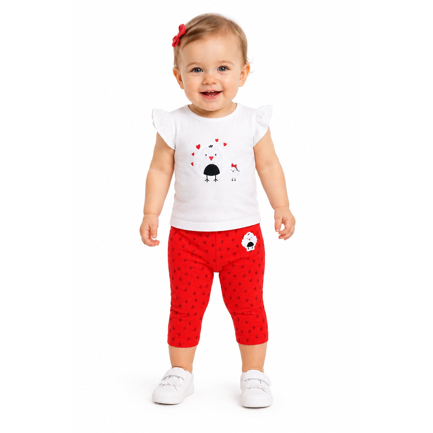 bondi-capri-leggings-86597-kinder-sommerhose-rot image 5