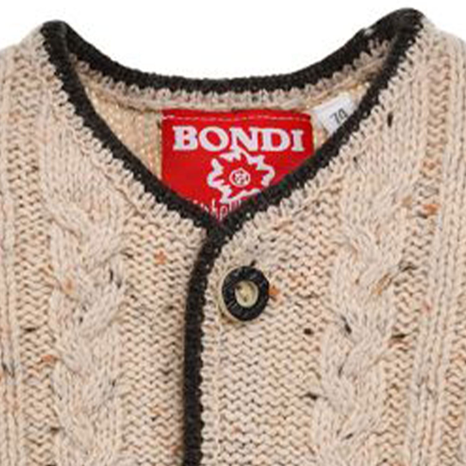 bondi-baby-jungen-strickjacke-91840-beige-melange image 3