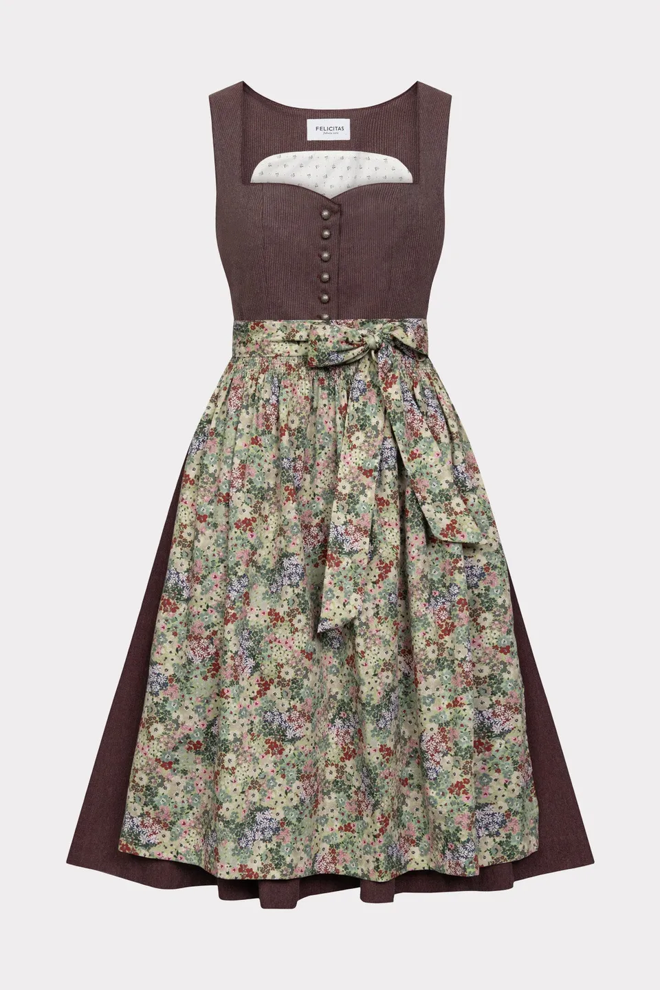 felicitas-dasha-damen-dirndl-kirsch-mit-herzausschnitt-baumwolle image 1