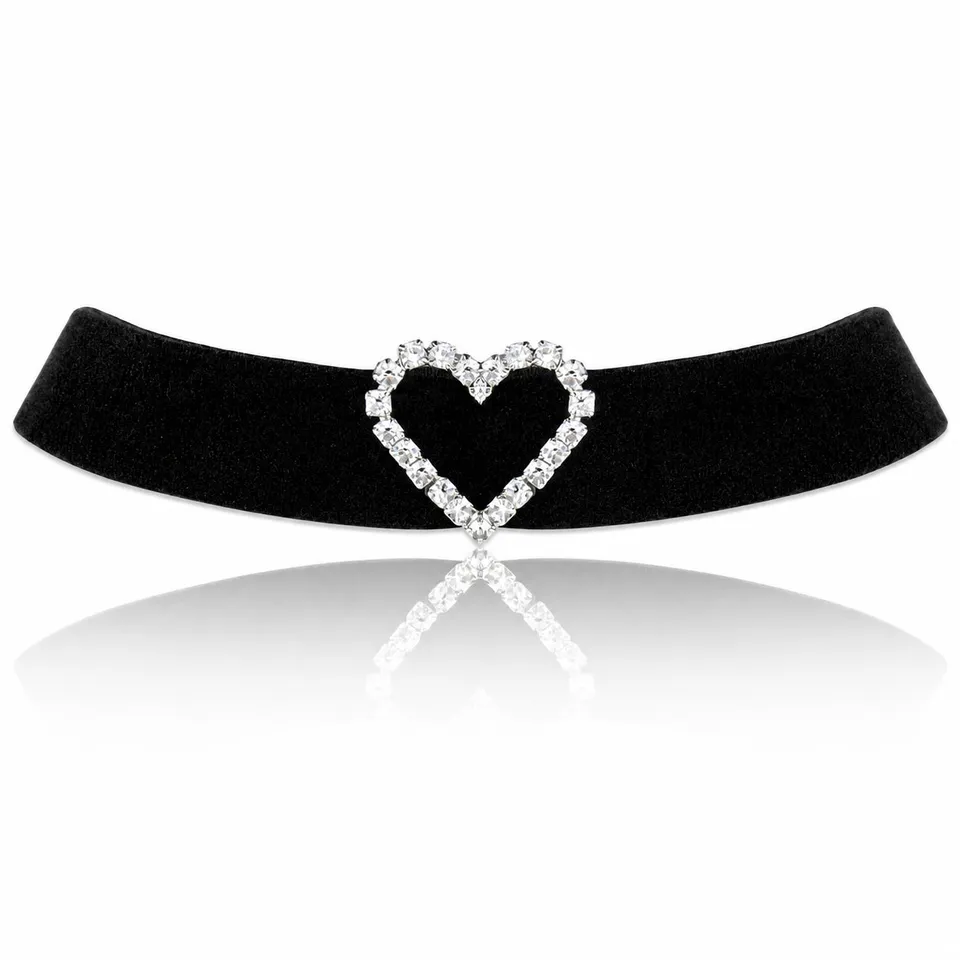 trachtenland-luisia-samt-kropfband-strass-herz-swarovski-schwarz image 1