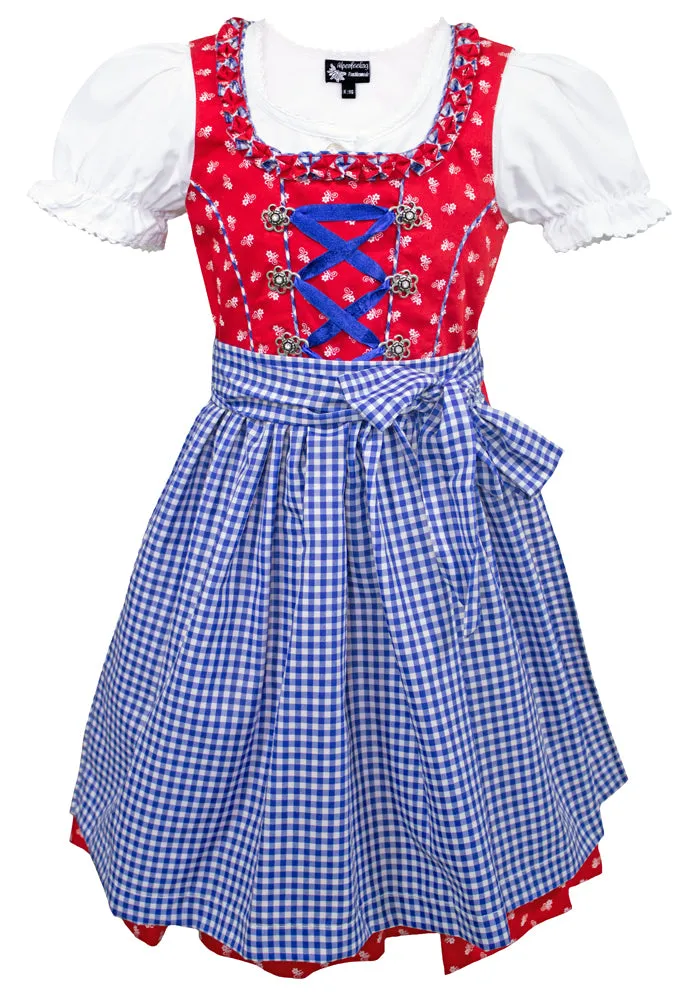 trachtenland-maddox-kinder-dirndl-zillertal-3-tlg-bl-mchenmuster-blau-rot image 1