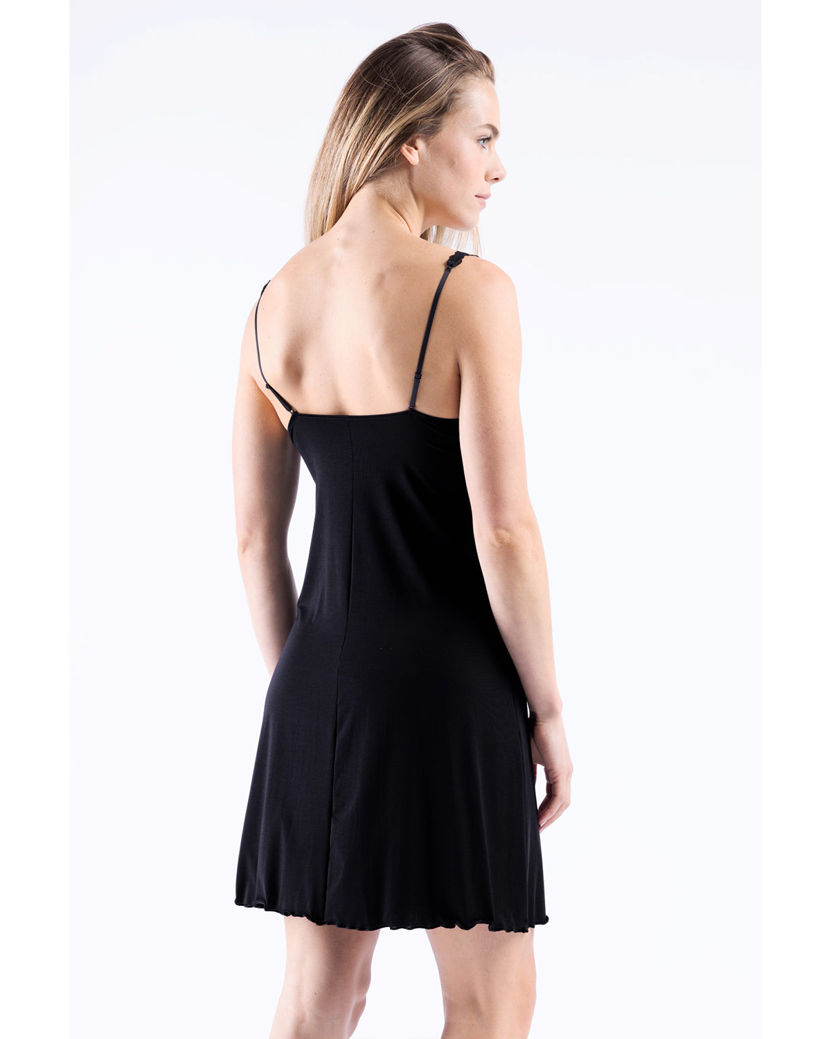 trachtenland-nina-von-c-neglig-hemdrock-flower-90cm-schwarz-16421319 image 2