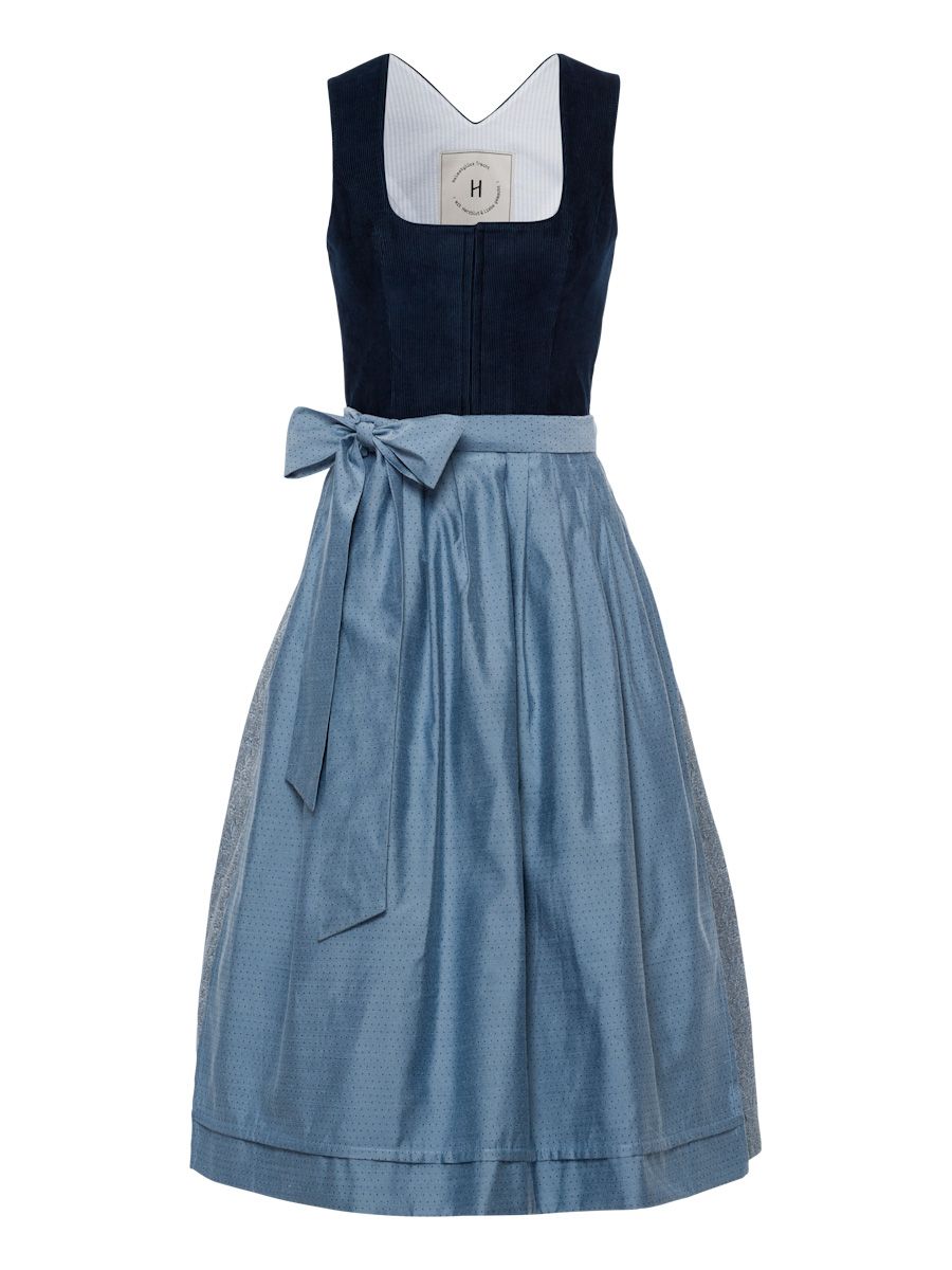 heimatgl-ck-dirndl-anna-blau-babycord-mit-punktsch-rze image 1