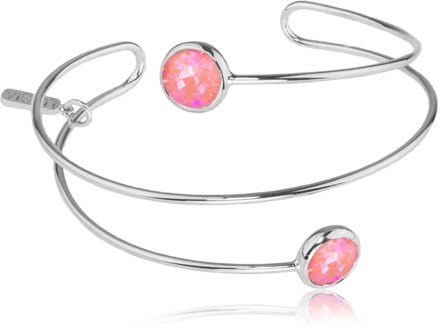 luisia-spiral-armreif-fjella-silber-lotus-pink-delite image 1