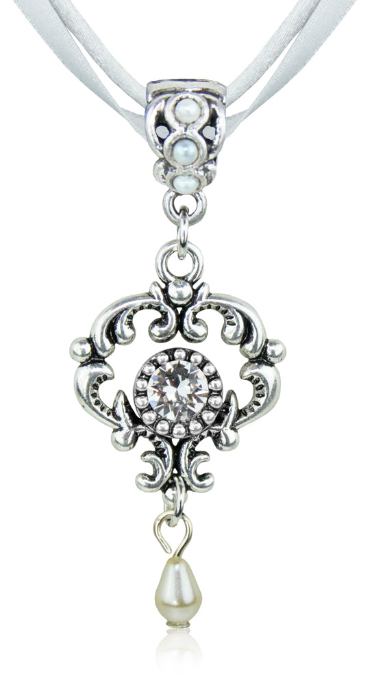 trachtenland-luisia-halskette-malou-mit-ornament-anh-nger-und-premium-kristall-s image 1