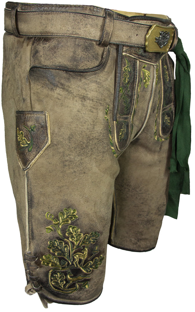 trachtenland-maddox-kurze-herren-lederhose-hartsee-mit-g-rtel-erde-gold image 3