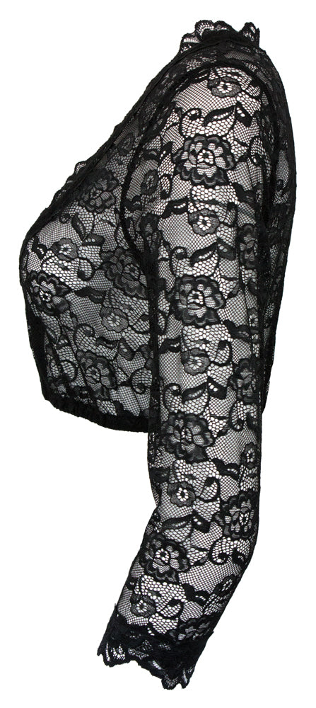 trachtenland-kr-ger-madl-damen-dirndlbluse-cassandra-3-4-arm-schwarz image 3
