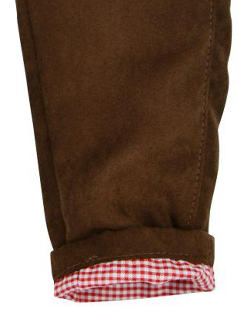 bondi-baby-m-dchen-trachten-kunstlederhose-herzilein-gef-ttert-braun image 4