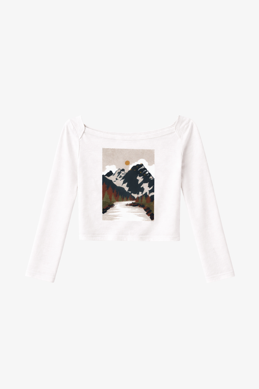 felicitas-loni-damen-t-shirt-bio-baumwolle-bergmotiv image 1