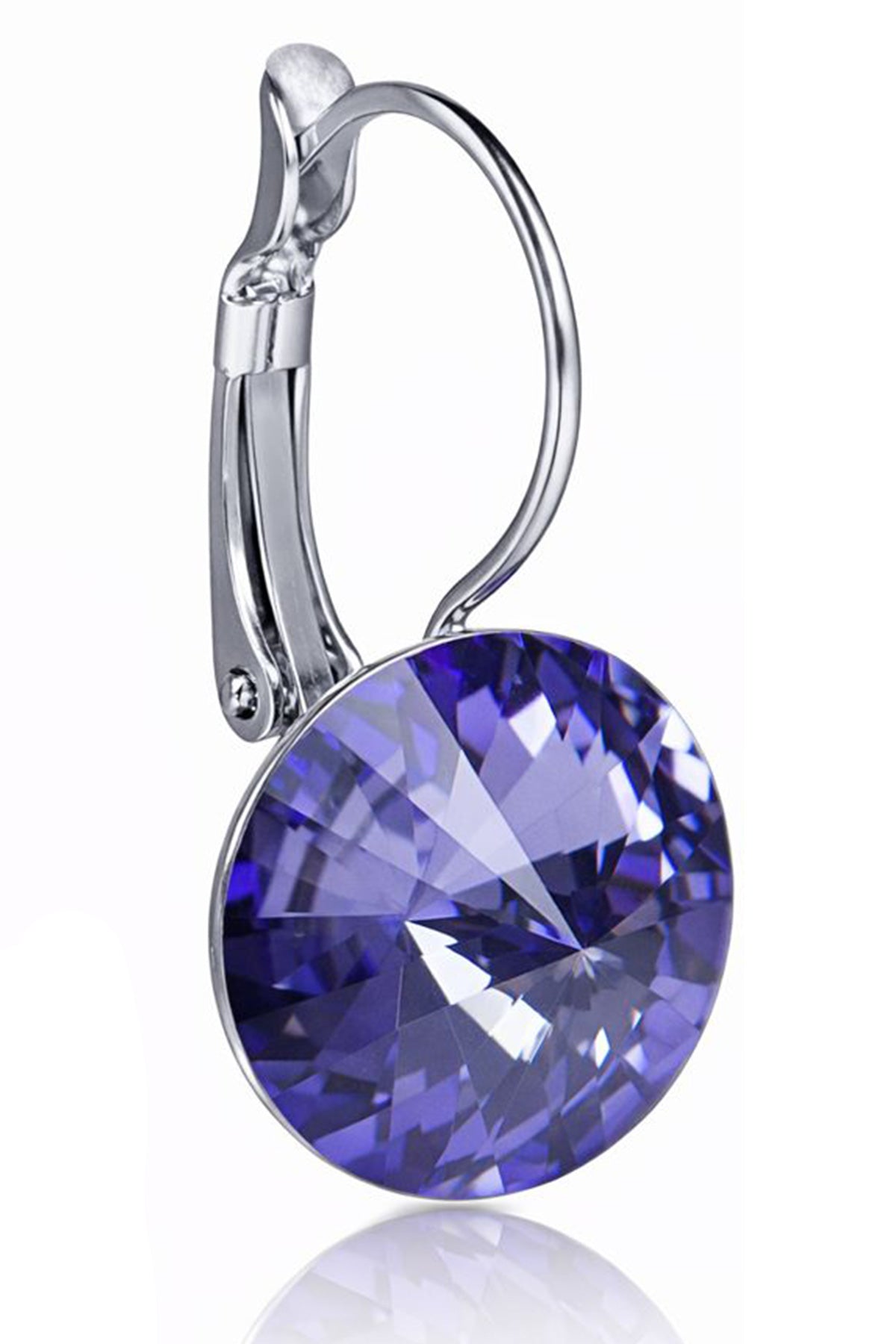 trachtenland-luisia-ohrringe-rivoli-14-mm-mit-swarovski-kristallen-tanzanite image 3