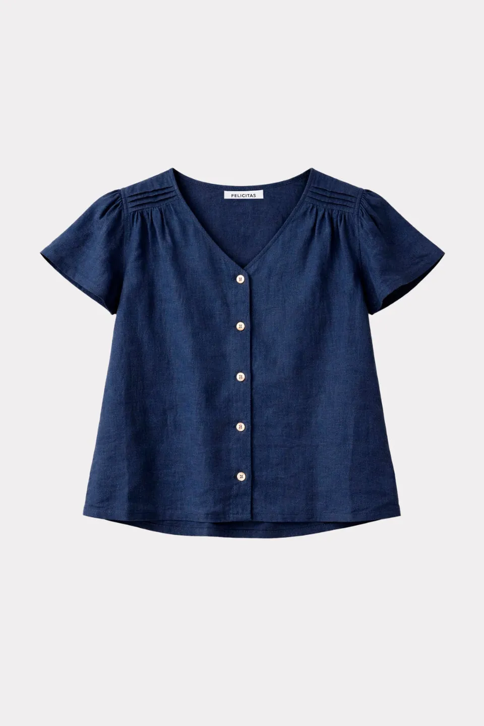 felicitas-damen-bluse-bina-leinen-viskose-v-ausschnitt image 1