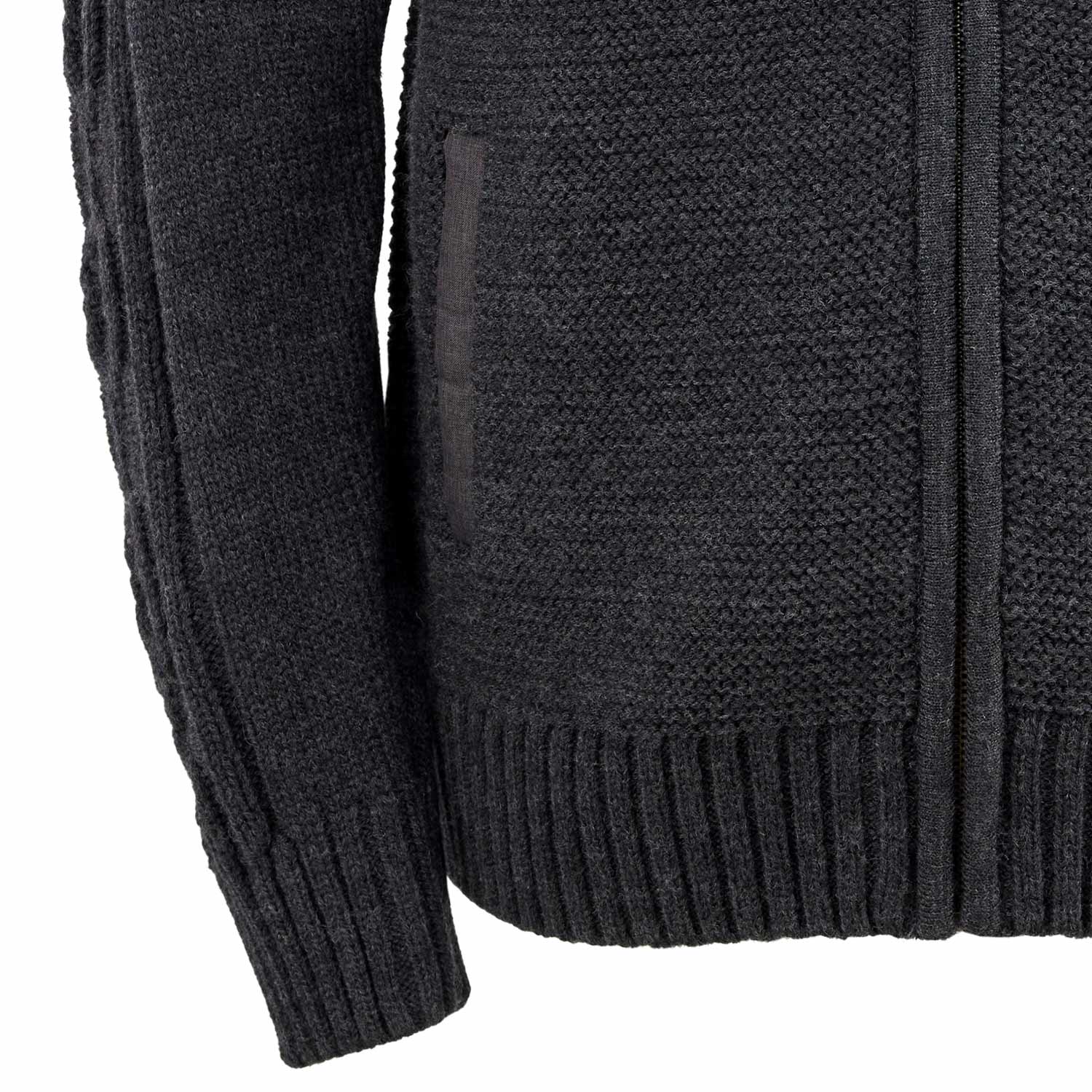 trachtenland-maddox-herren-trachten-strickjacke-bruneck-mit-kapuze-anthrazit image 3