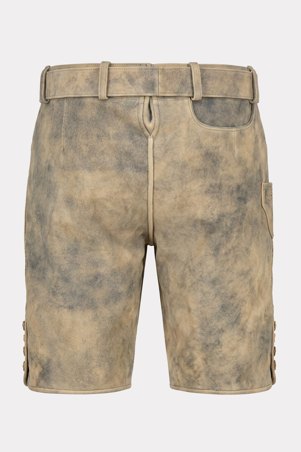 felicitas-louis-herren-lederhose-kurz-aus-echtleder-mit-g-rtel image 2