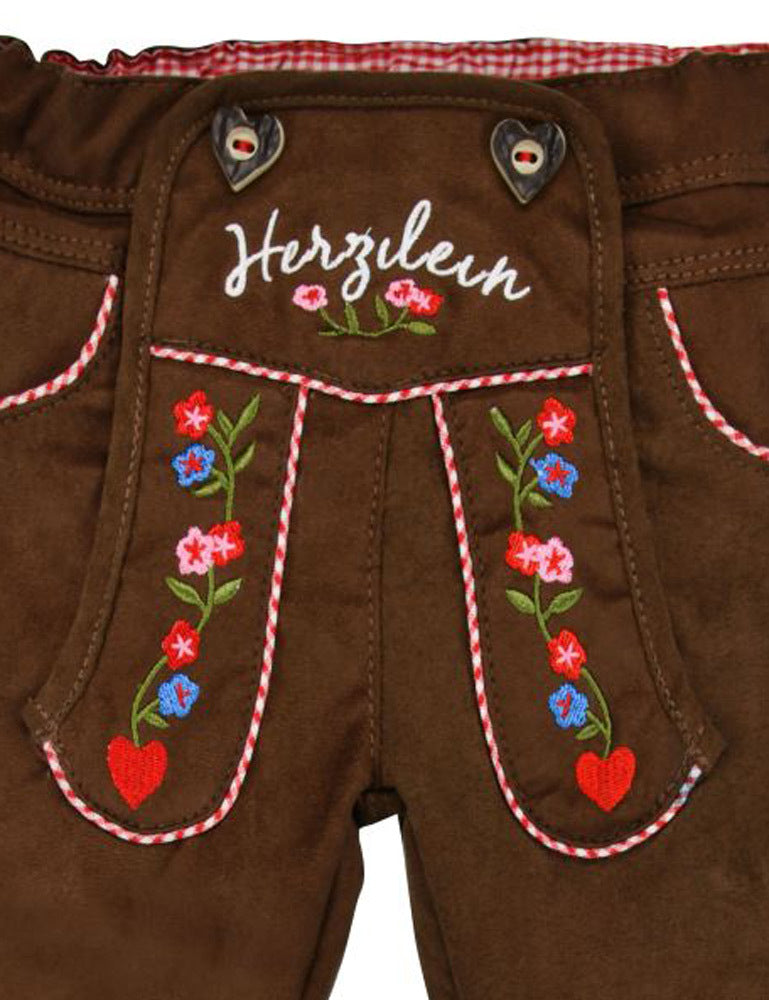 bondi-baby-m-dchen-trachten-kunstlederhose-herzilein-gef-ttert-braun image 3