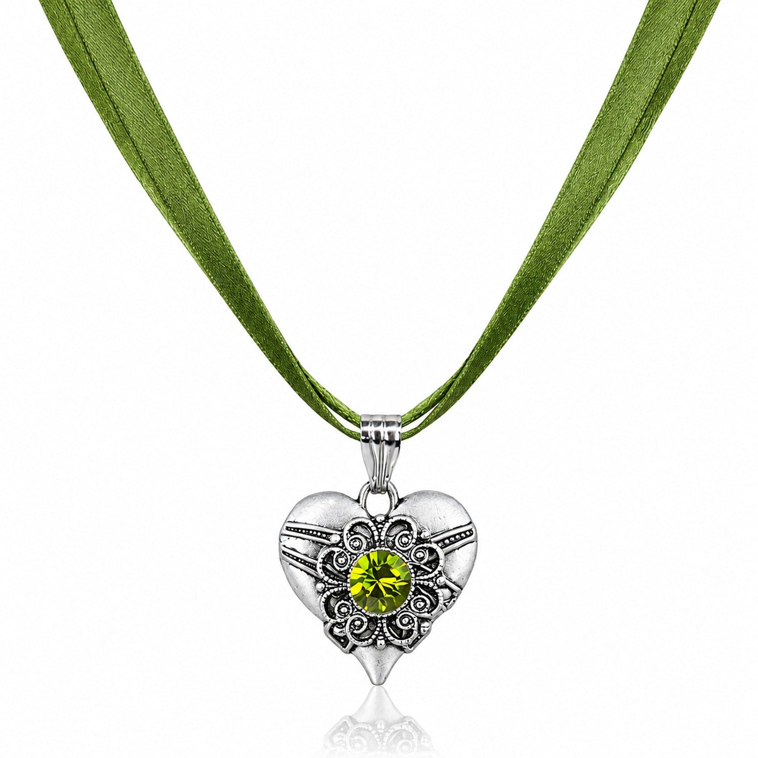 luisia-halskette-paula-mit-kristall-von-swarovski-herz-gr-n image 3
