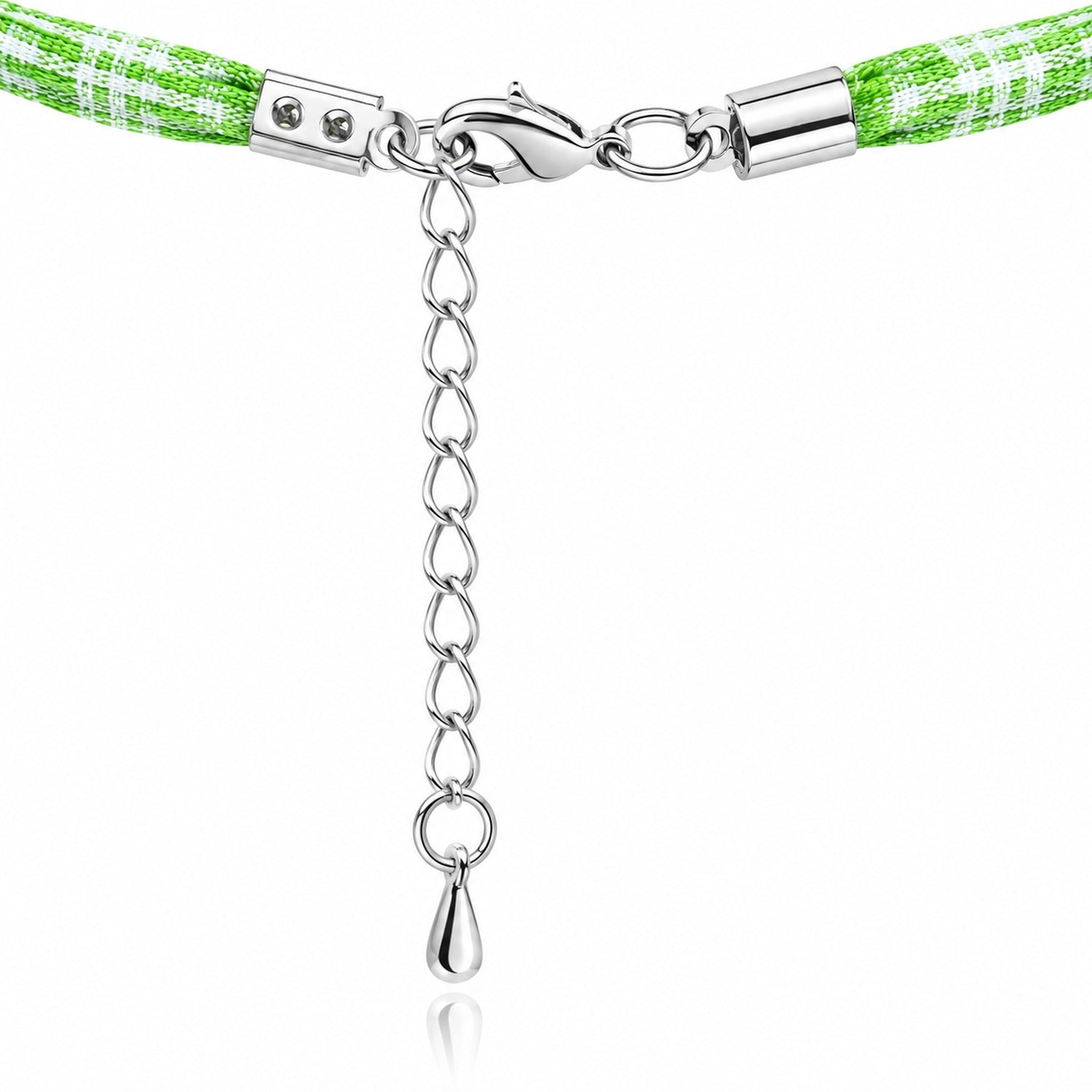 luisia-kinder-halskette-kariert-mit-herz-swarovski-hellgr-n image 4