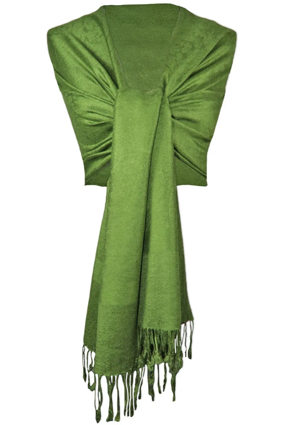 trachtenland-halstuch-viscose-stola-schal-185-x-70-cm-olivgr-n image 1