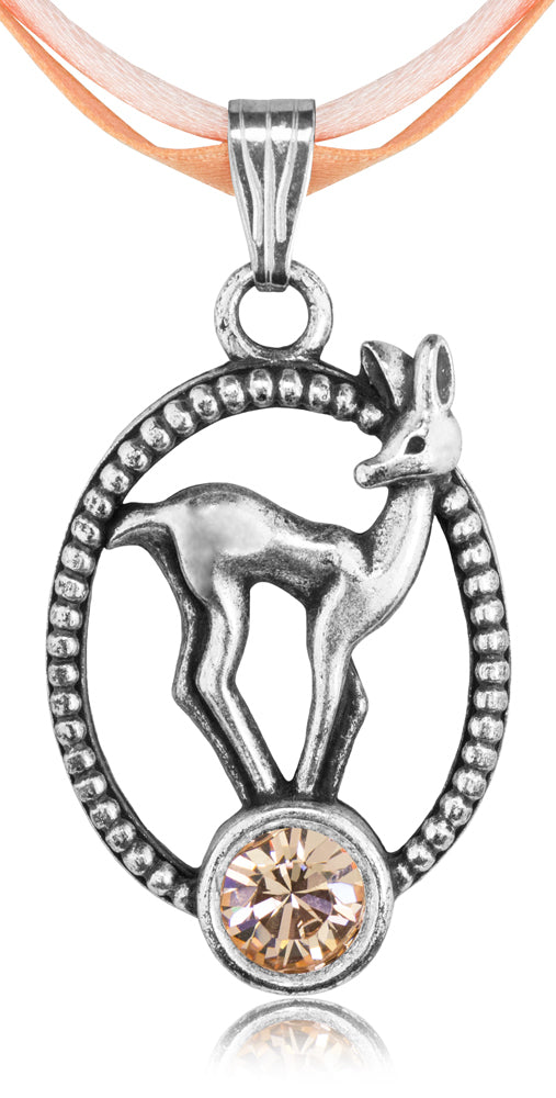 trachtenland-luisia-halskette-valentina-reh-apricot-trachtenschmuck image 1