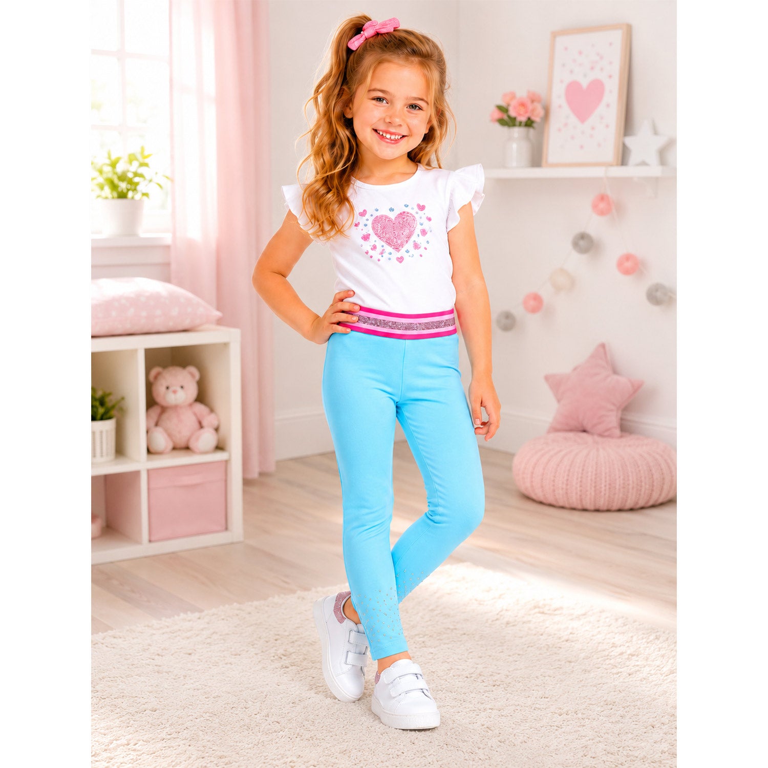 bondi-baby-m-dchen-leggings-glitzersteine-36207-blau image 3