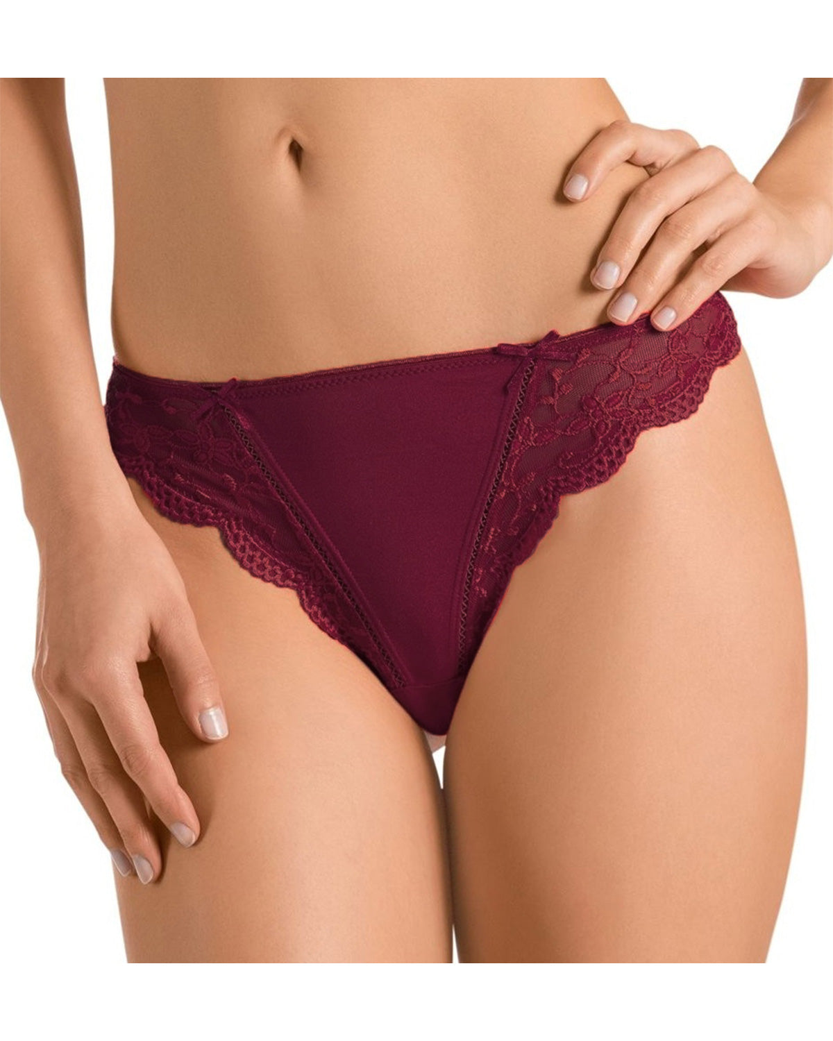 trachtenland-nina-von-c-silver-edition-string-bordeaux image 2