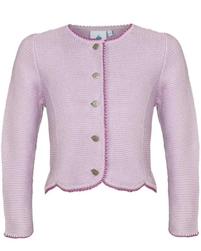 trachtenland-isar-trachten-kinder-strickjacke-amy-47068-flieder image 1