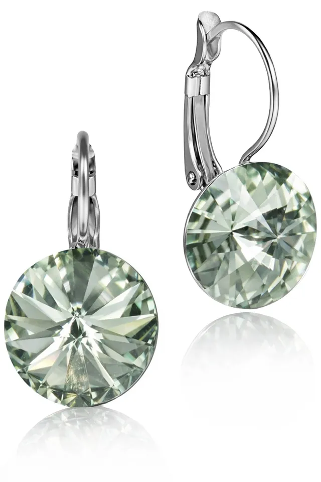 luisia-ohrringe-rivoli-12mm-kristalle-von-swarovski-black-diamond image 1