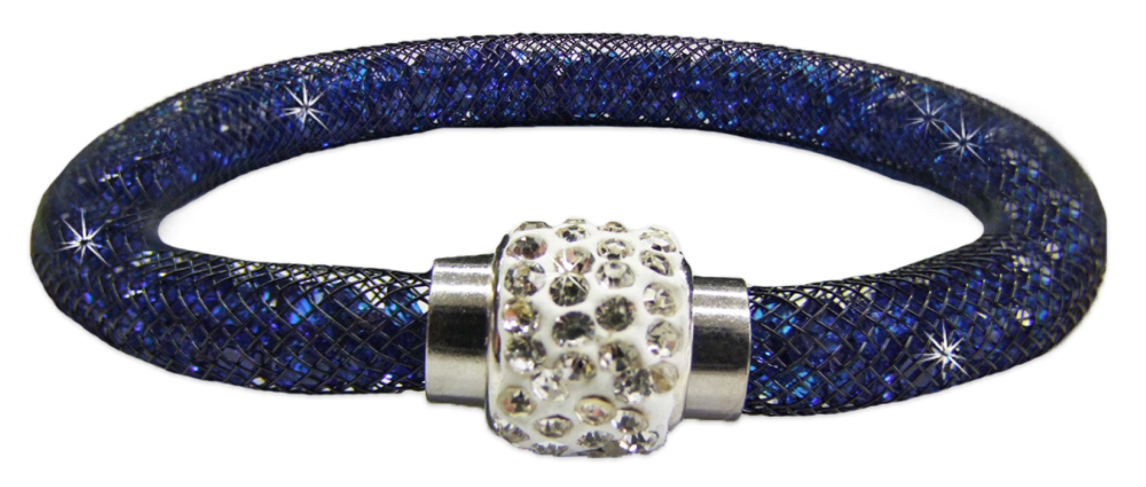 stardust-armband-einreihig-mit-glitzerkristallen-blau image 1