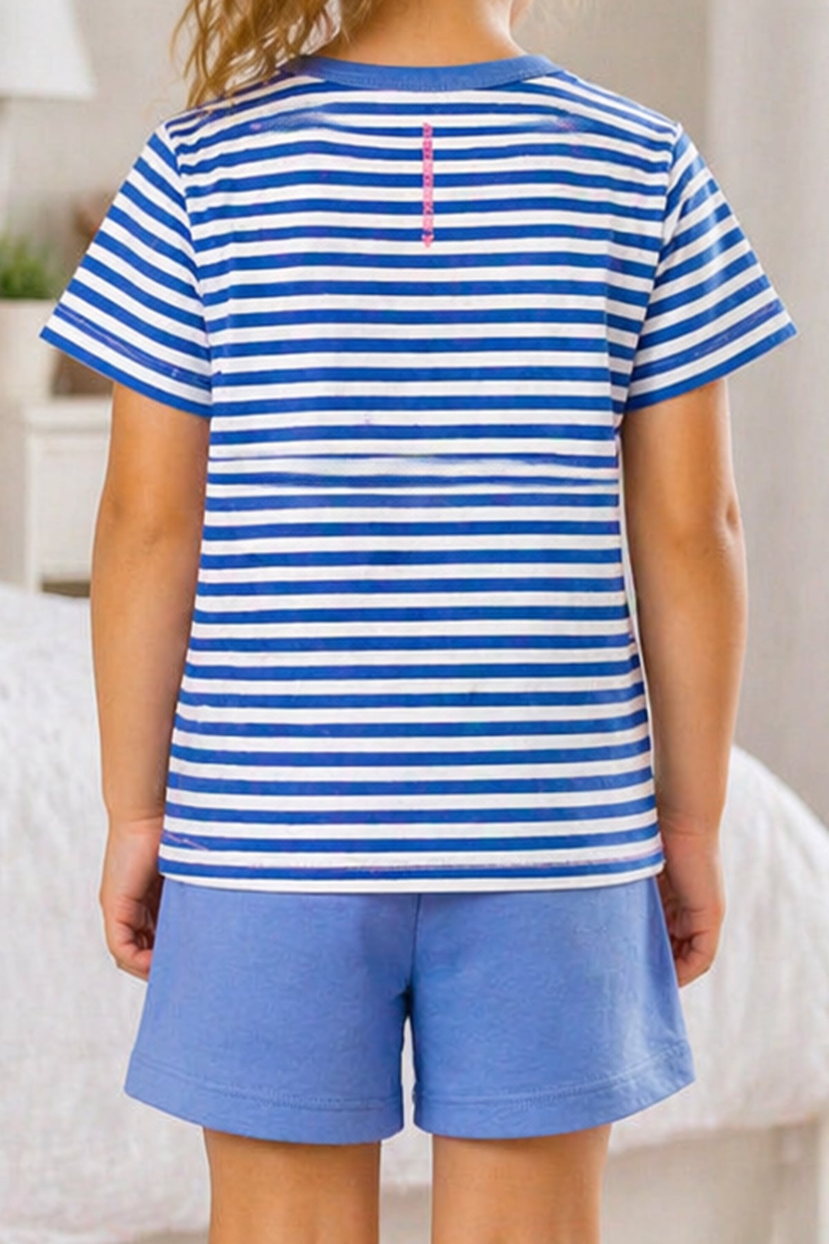 trachtenland-bondi-shorty-schlafanzug-pferde-motiv-36231-blau image 6