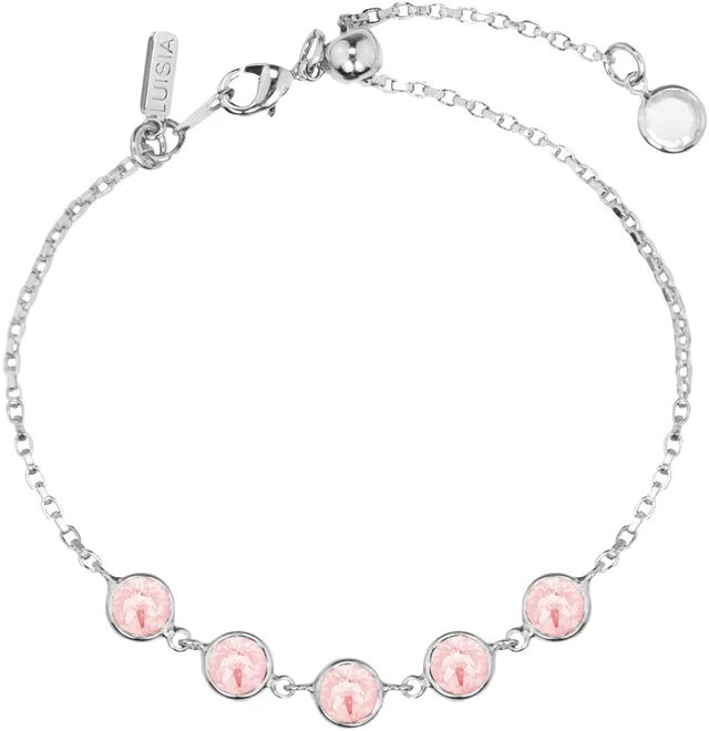 luisia-armband-calanthe-mit-f-nf-premium-kristallen-silber-light-rose image 1