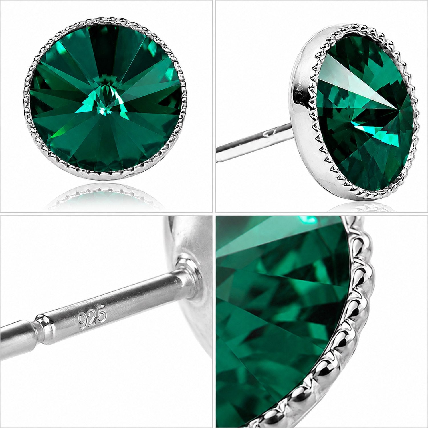 luisia-solit-r-ohrstecker-joy-mit-kristallen-von-swarovski-emerald image 7
