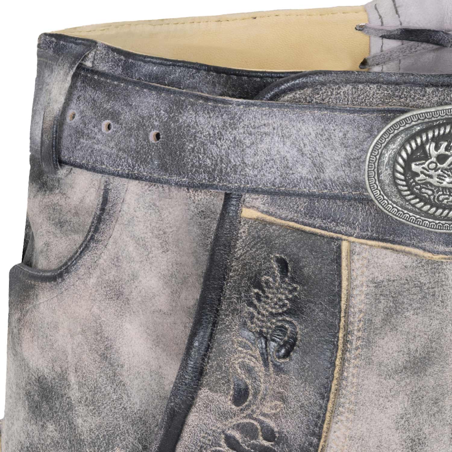 maddox-kurze-herren-lederhose-hopfensee-mit-g-rtel-nappato-stein image 3