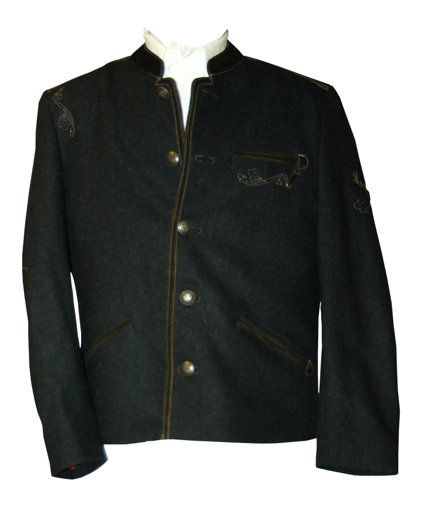 trachten-benkert-herbert-lederhose-dunkelgrau image 1