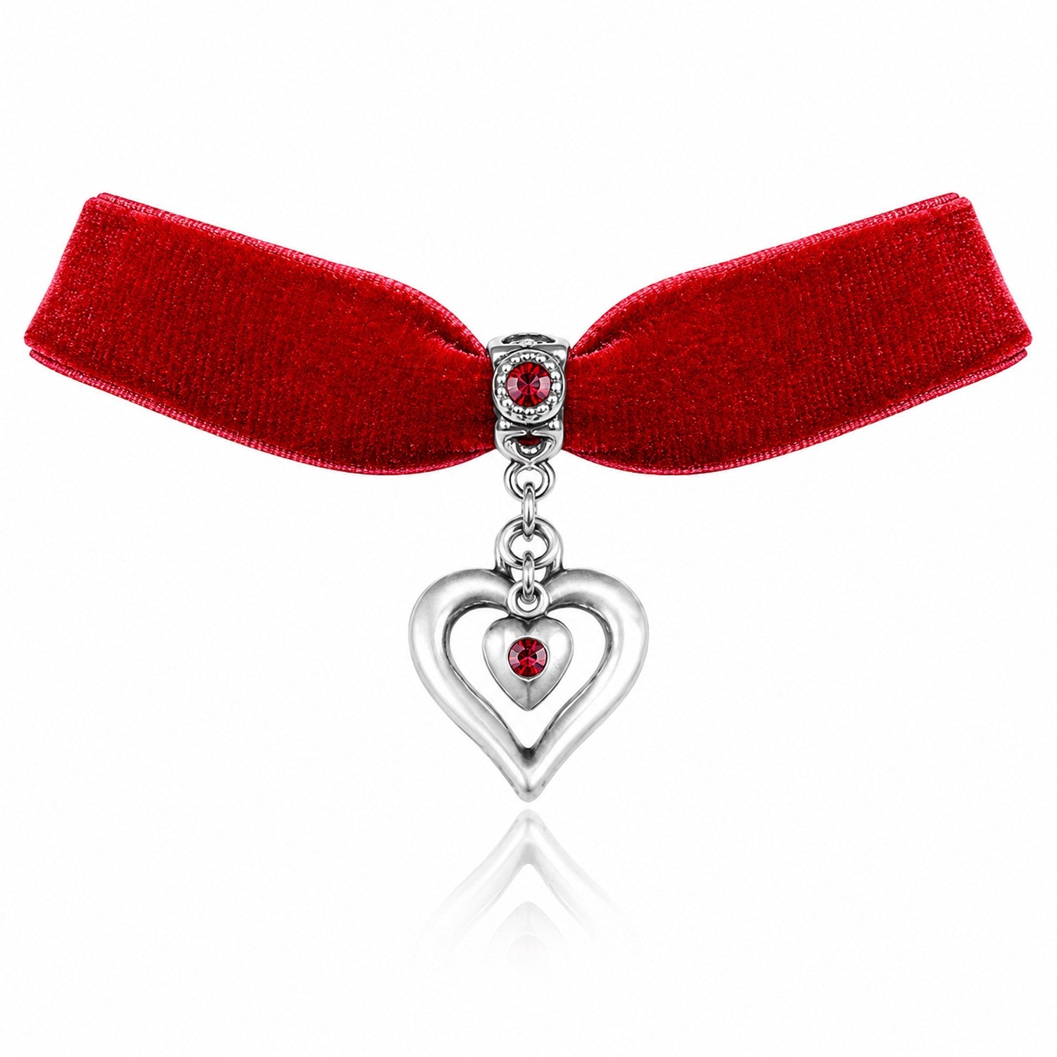 trachtenland-luisia-samt-kropfband-heart-in-heart-halskette image 7