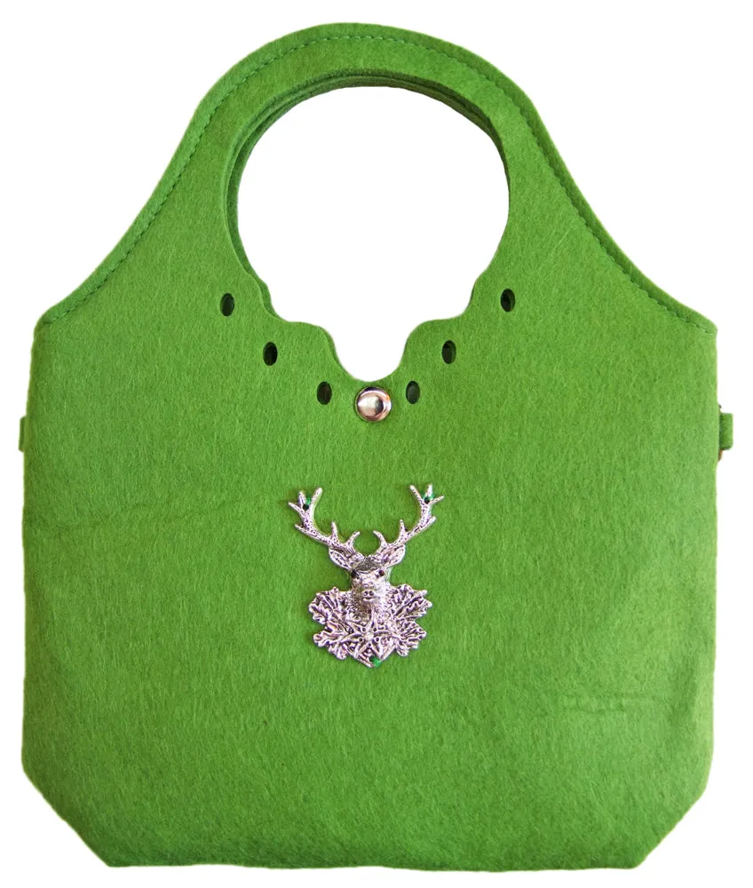 trachtenland-trachten-handtasche-shopper-mit-hirsch-gr-n image 1