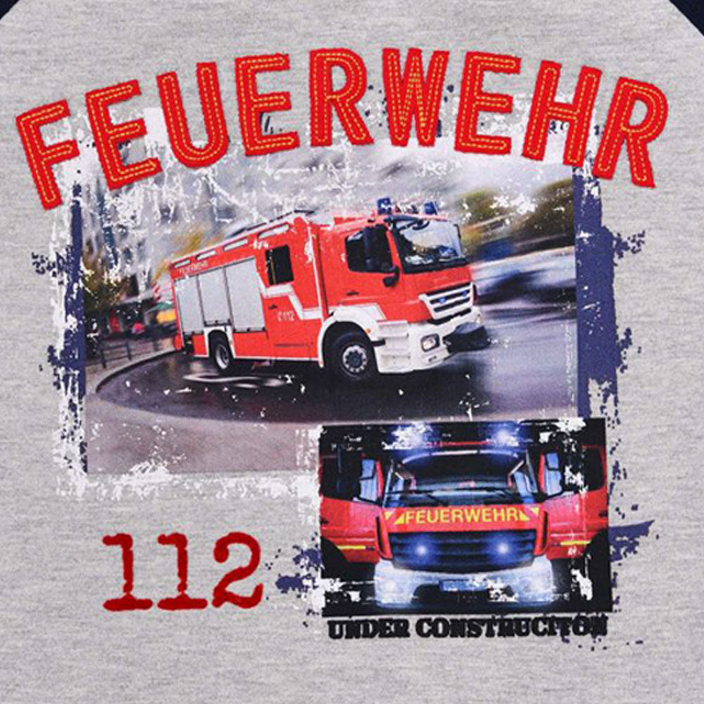 bondi-jungen-kurzarm-t-shirt-feuerwehr-33148-grau-melange image 3