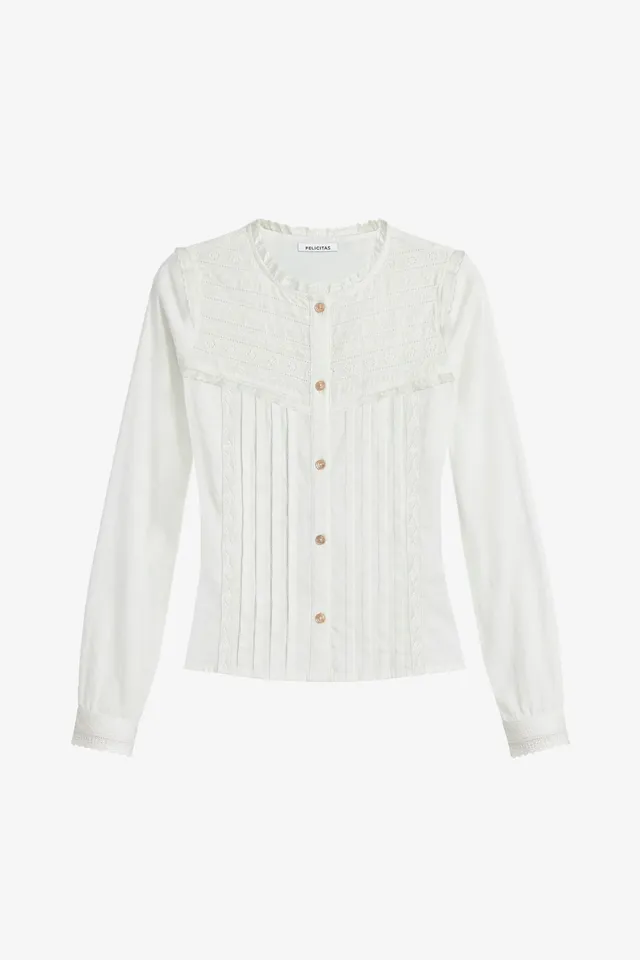 felicitas-damen-bluse-bibi-wei-mit-lochstick-und-r-schen image 1