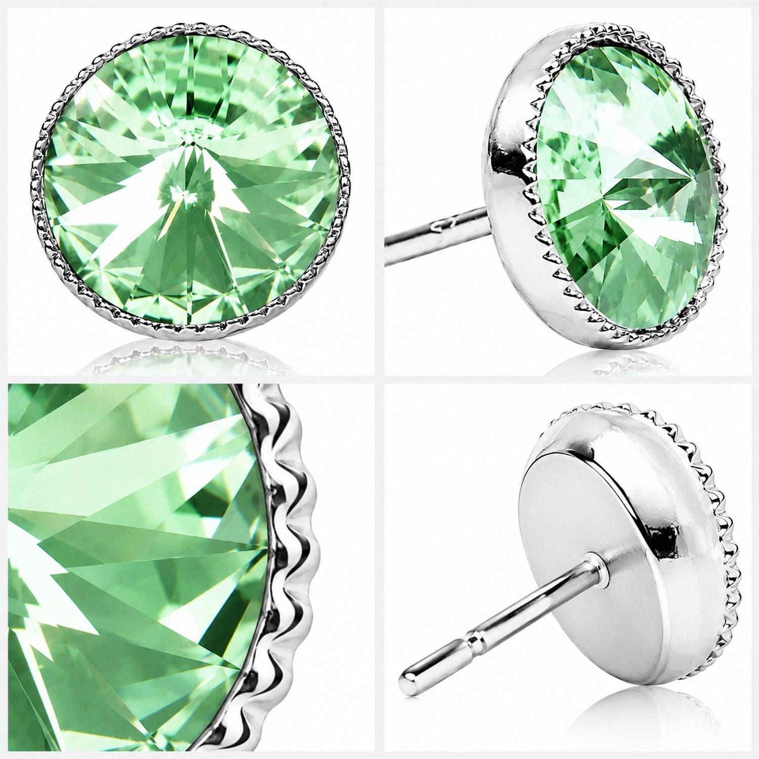 luisia-solit-r-ohrstecker-joy-chrysolite-mit-kristallen-von-swarovski image 7