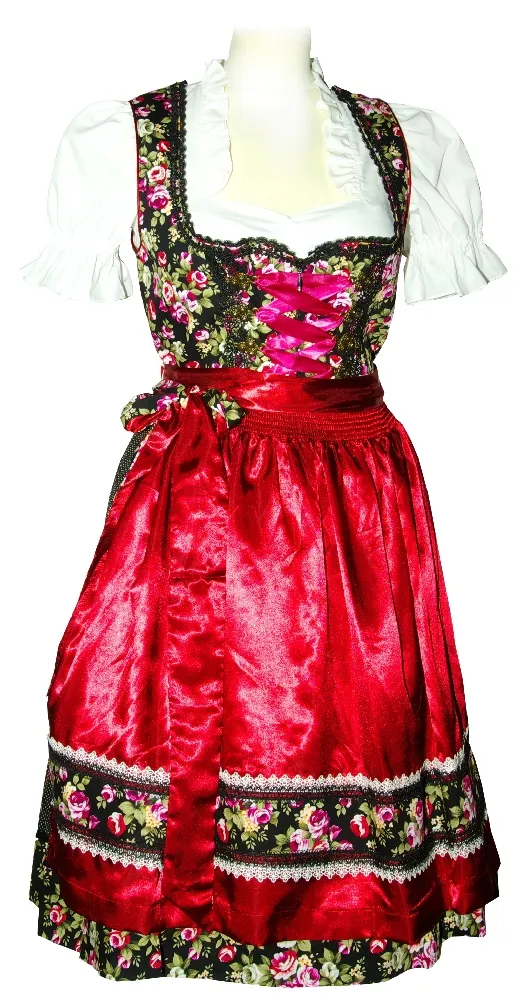 trachten-benkert-black-rose-dirndl-schwarz-beere image 1
