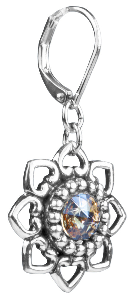 trachtenland-luisia-ohrringe-leandra-herzbl-te-hellbraun-mit-swarovski-stein image 3