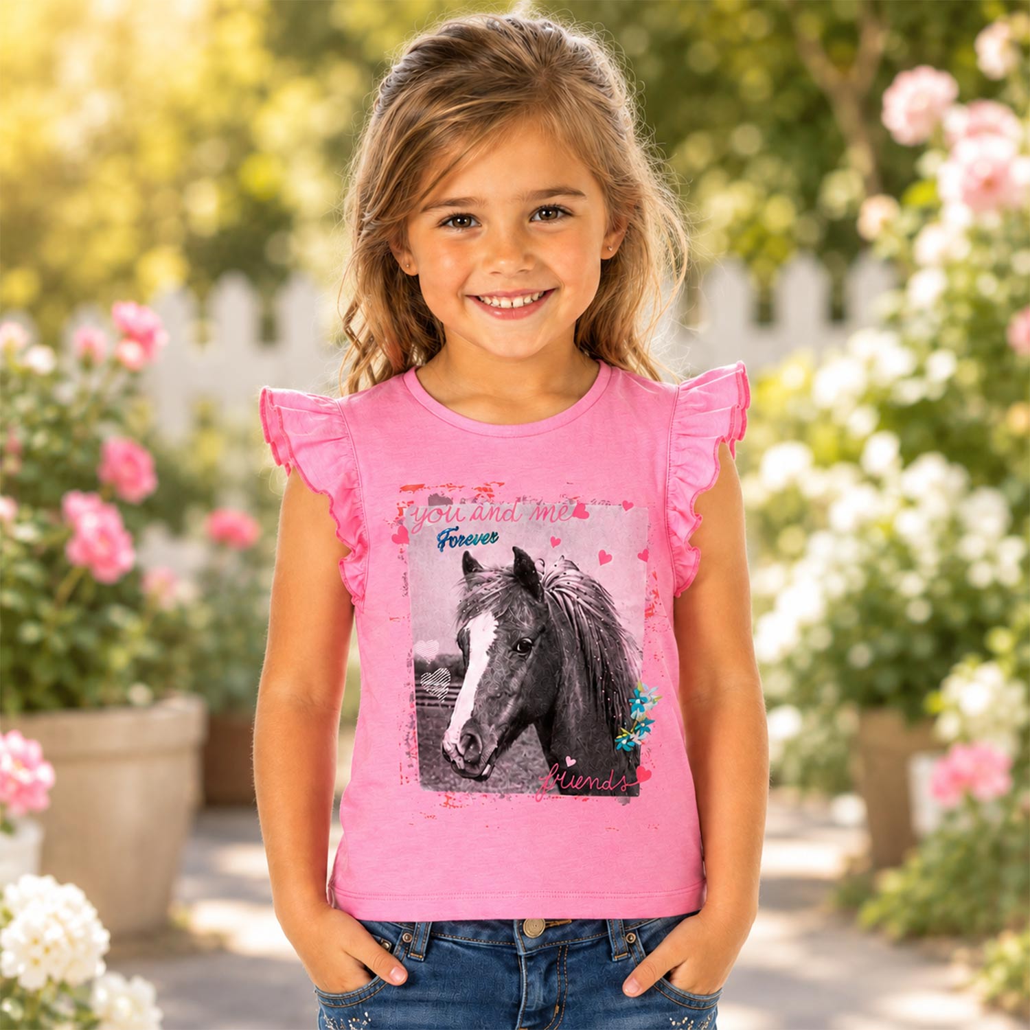 bondi-t-shirt-friends-mit-fl-gel-rmel-36202-f-r-m-dchen-rosa image 3