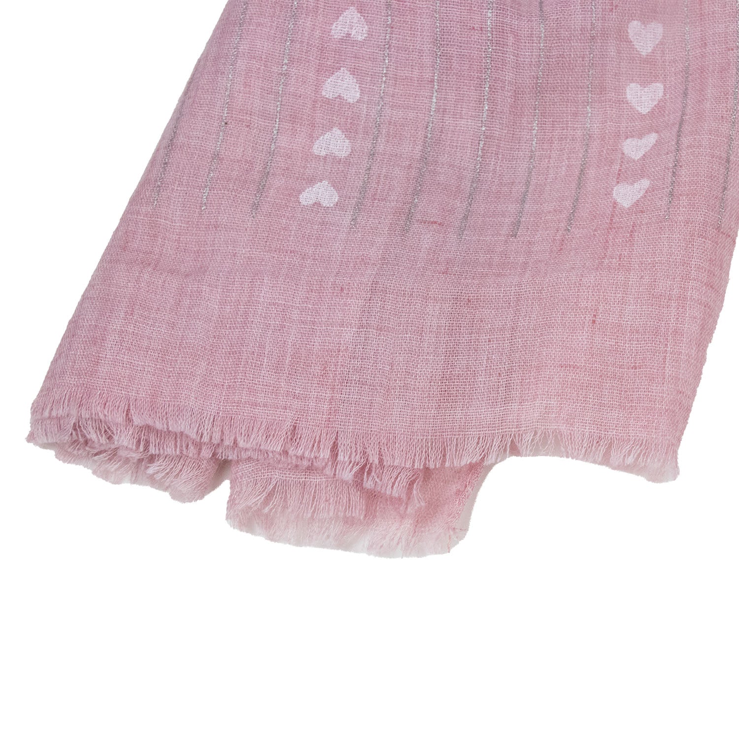 trachtenland-halstuch-schal-unifarben-herzen-glitzer-185x70-cm-rosa image 4