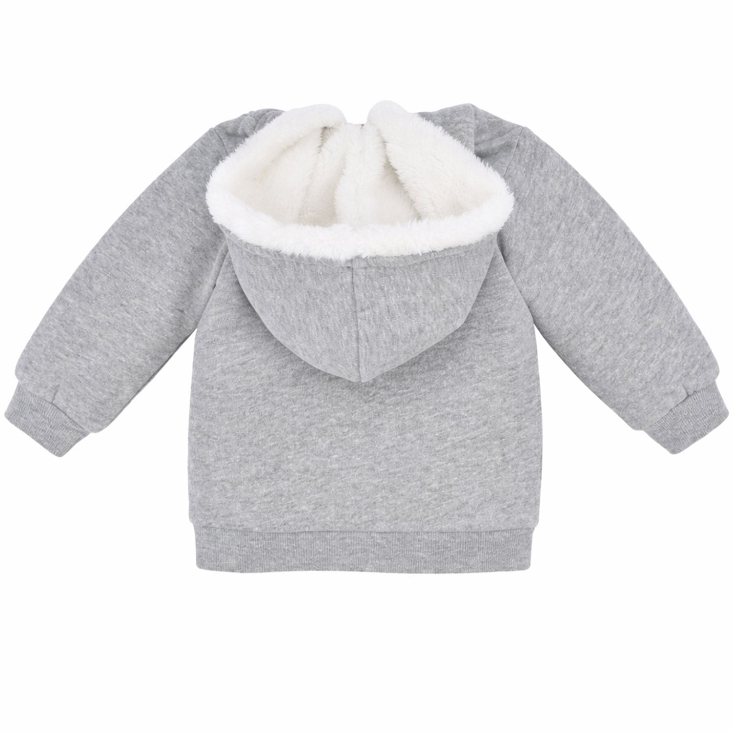 bondi-baby-m-dchen-kapuzenjacke-wild-love-86633-grey-melange image 2